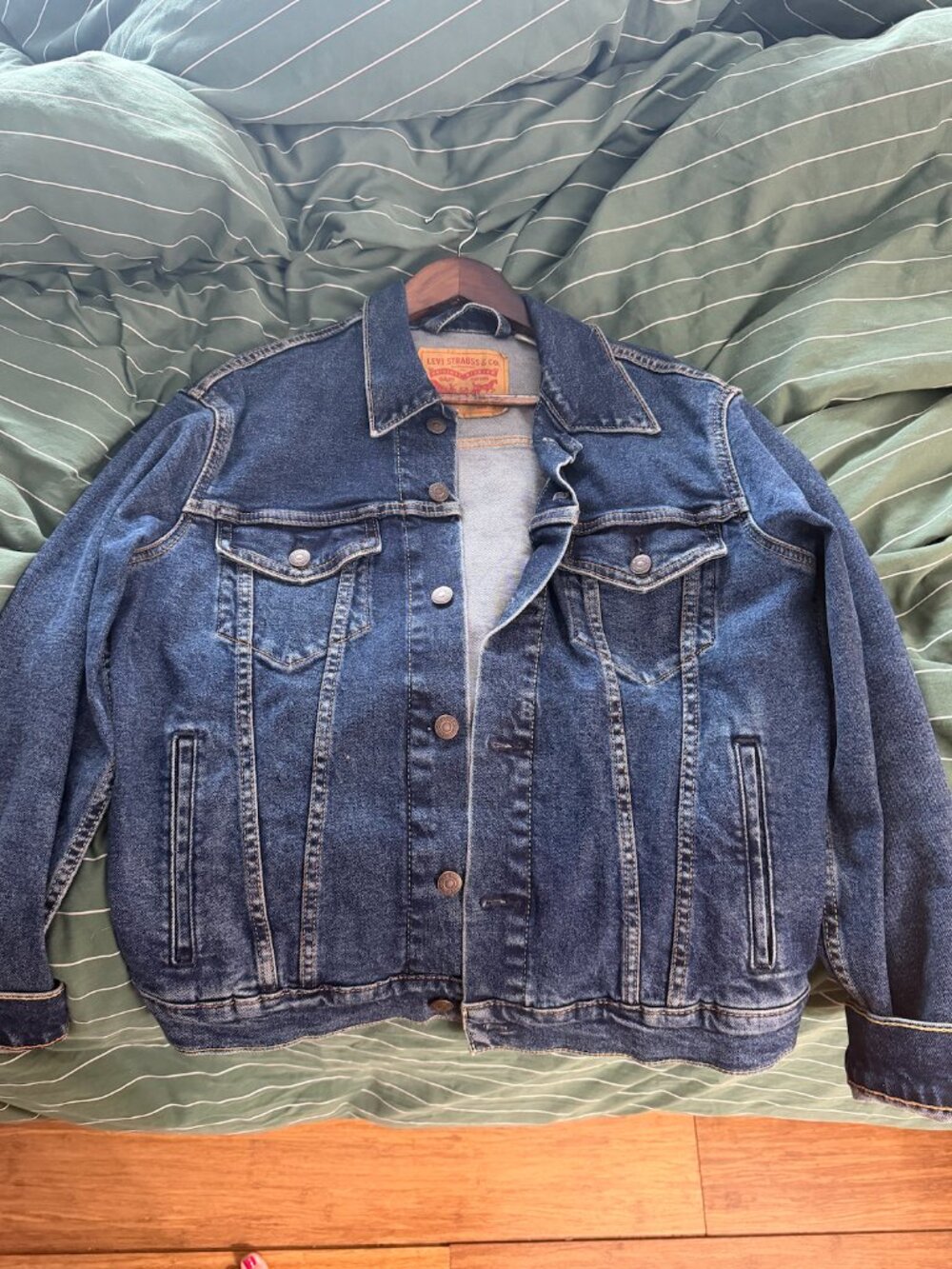 Levi's Dark Wash Denim Trucker Jacket S